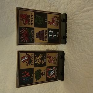 Bookends, metal, Oppenheim, handmade in Israel